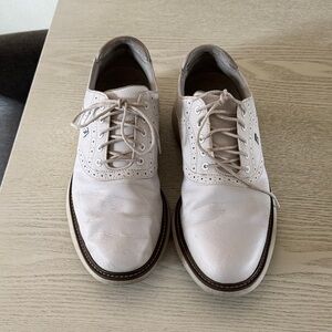 FootJoy Men's Cream Leather Oxfords